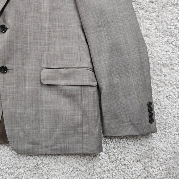 Ralph Lauren LRL Sport Coat Mens 40S Gray Check 2 Button Career Blazer Jacket - Picture 2 of 14